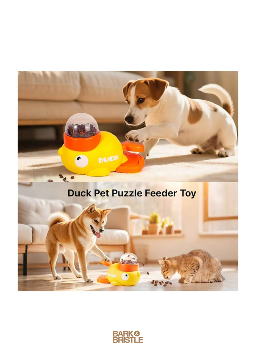 Bark & Bristle™ | Yellow Duck Interactive Slow-Feeder