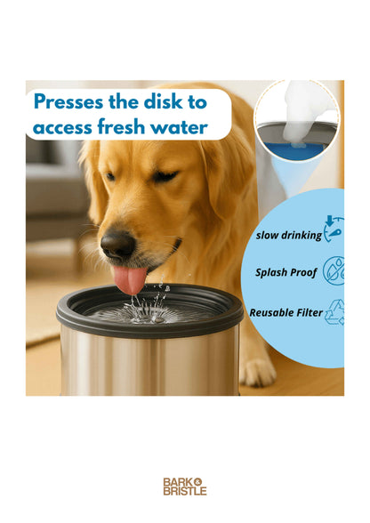 Bark & Bristle™ | Stainless Steel Hygienic Water Licker